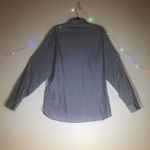 John Varvatos striped button down shirt. Play or Pro, M or F. A standout. XL - Picture 5 of 9